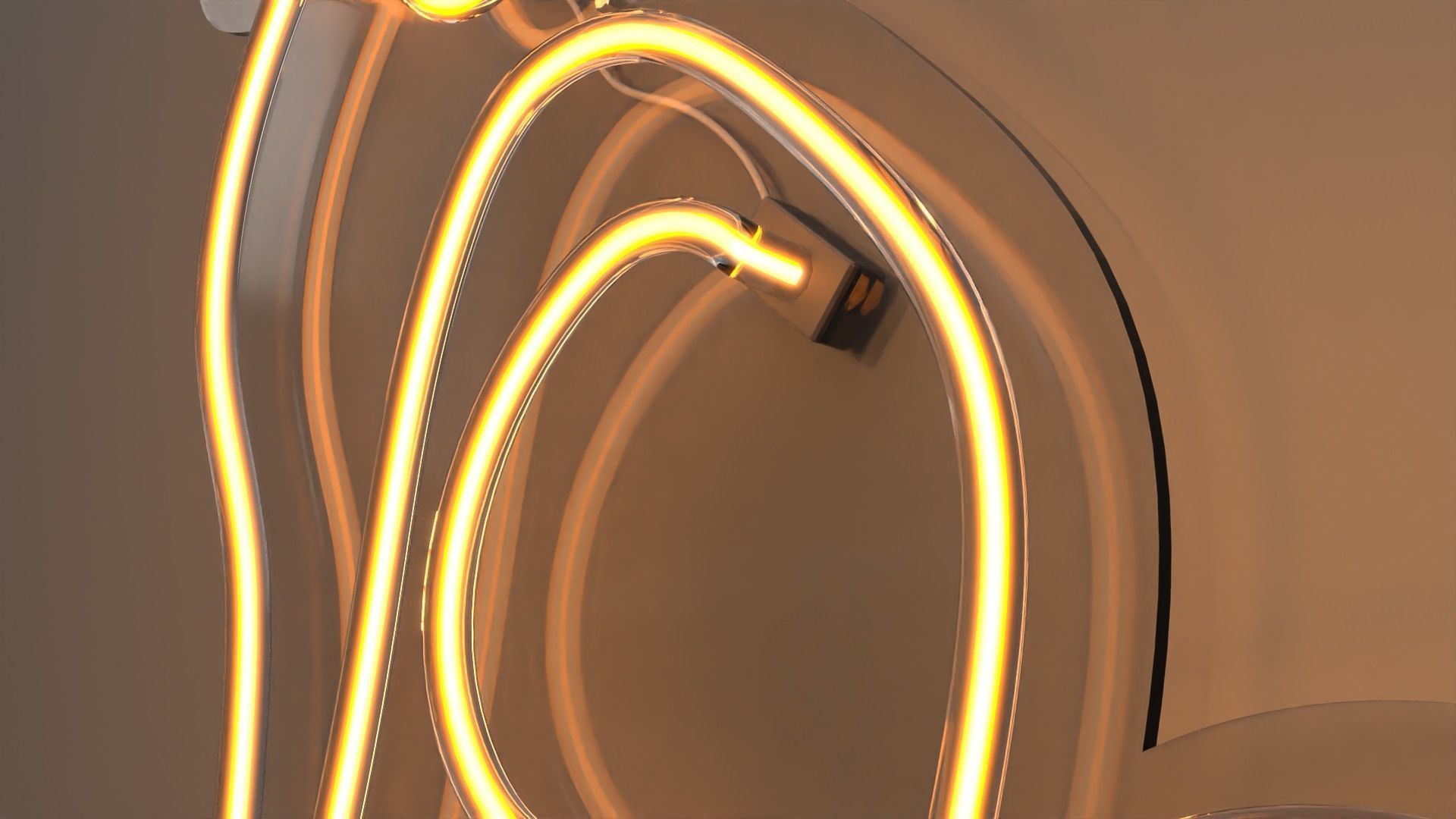 Dog 1 - Neon Sign 3D model_2