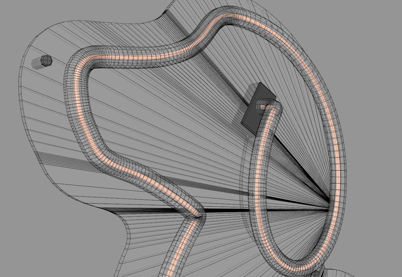 Dog 1 - Neon Sign 3D model_7