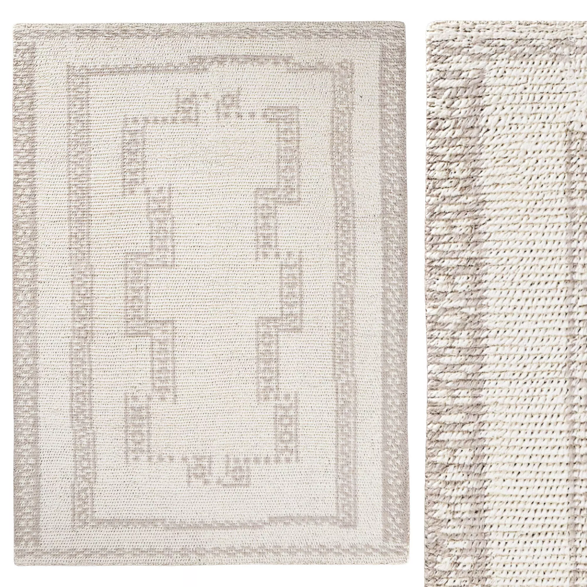 SALINA WOOL RUG 3D model