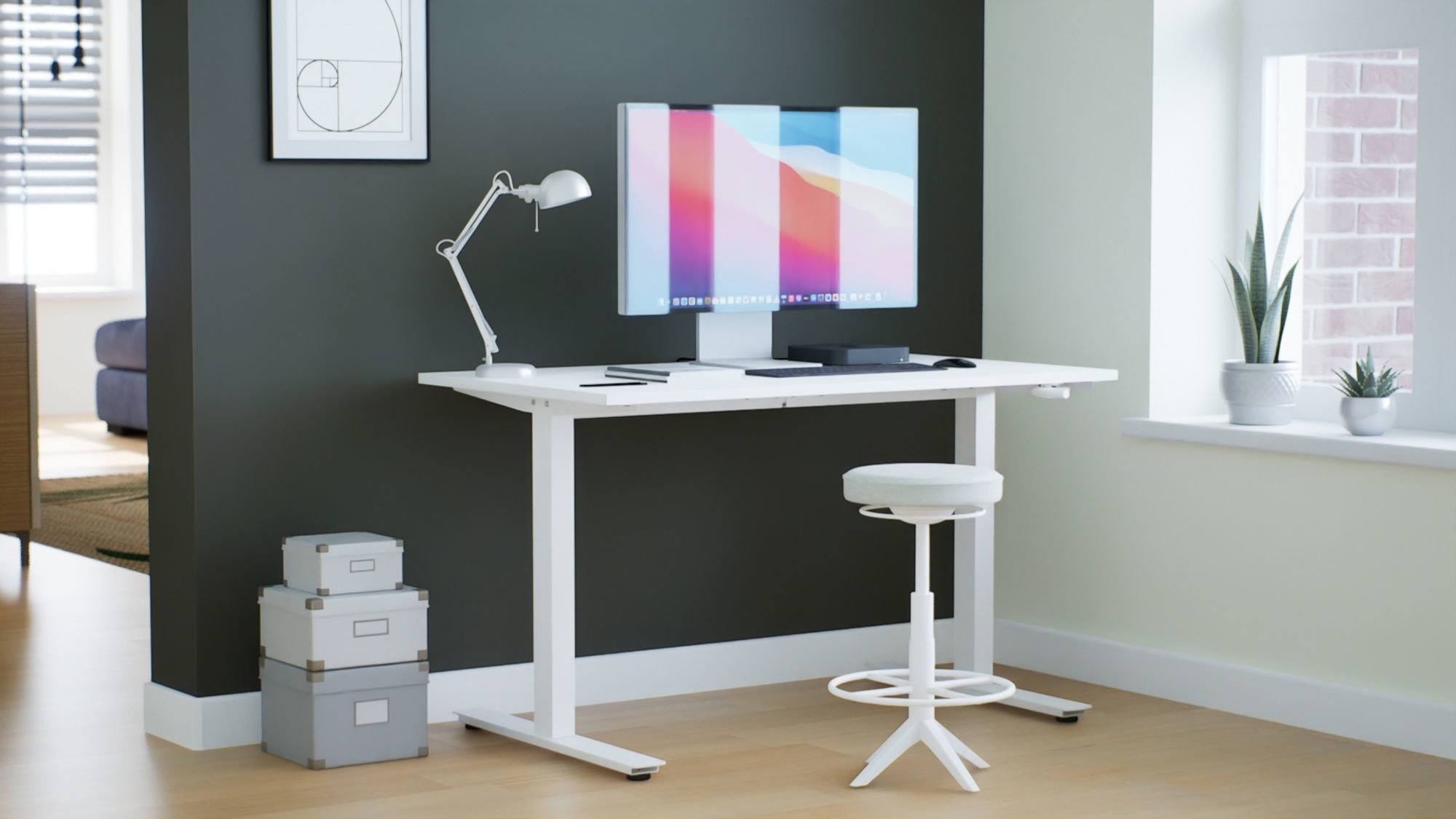 IKEA Trotten Desk 3D model_5