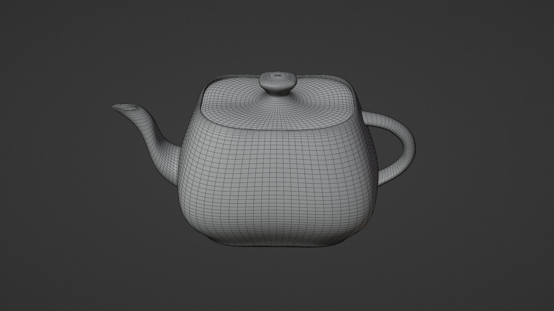 White Porcelain Teapot Free 3D model_8