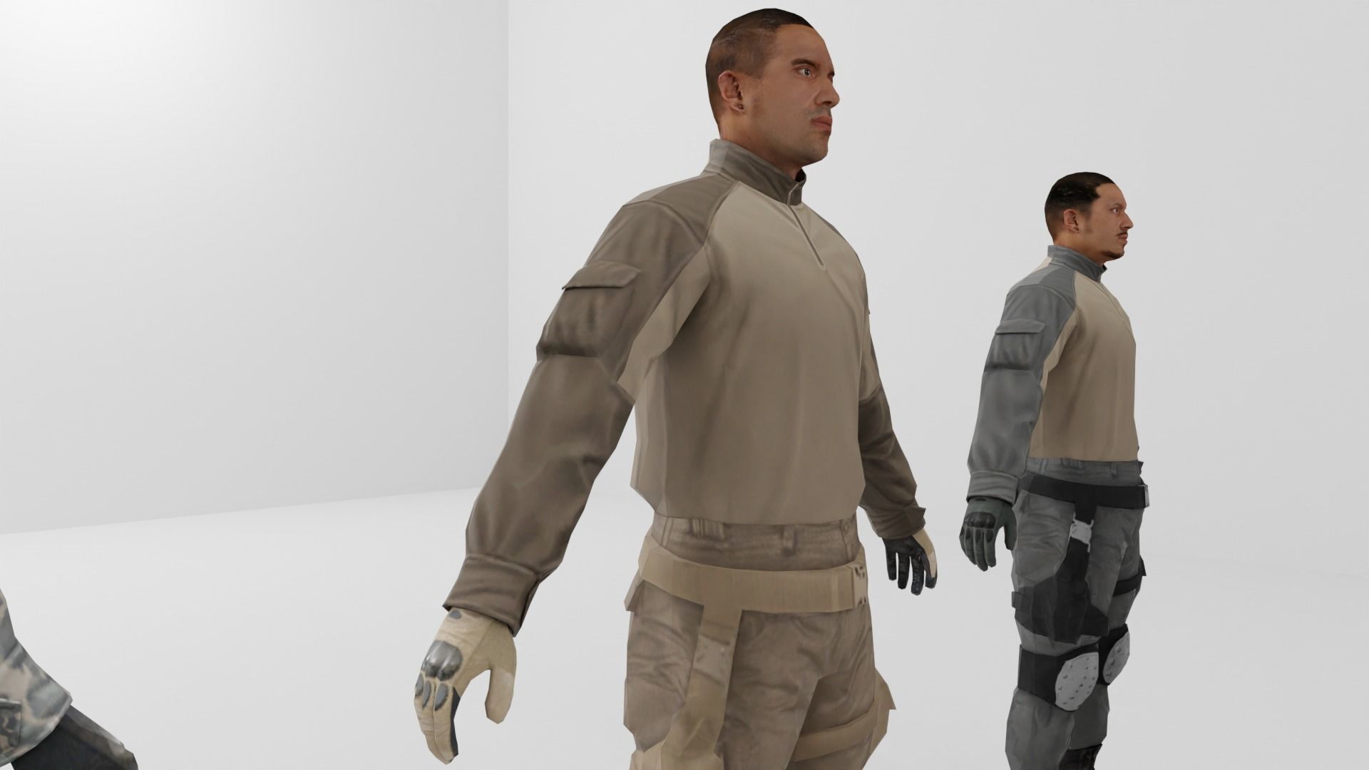 Soldier Low-poly 3D model Low-poly 3D model_20