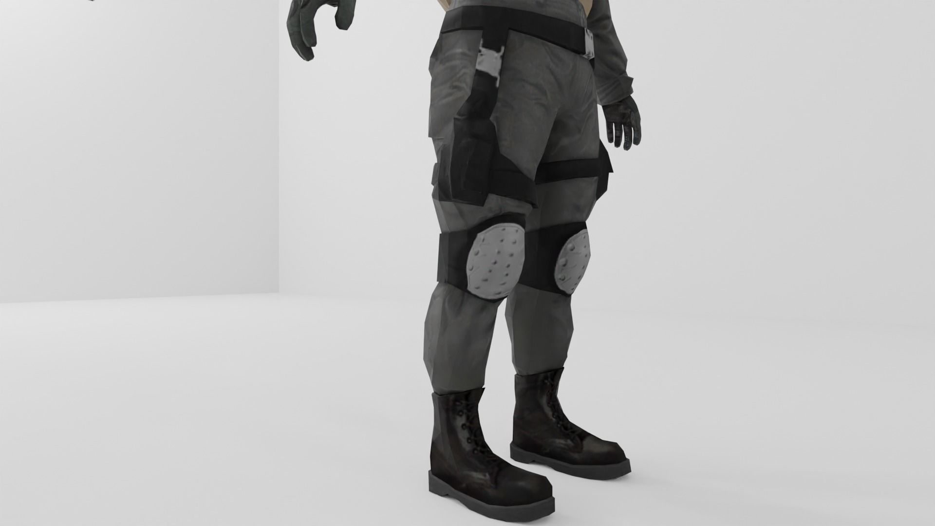 Soldier Low-poly 3D model Low-poly 3D model_23