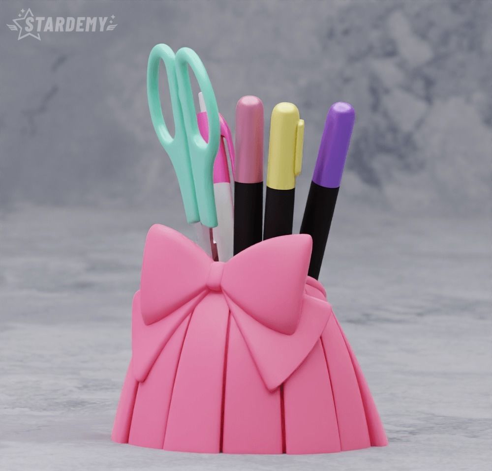 Japanese Girl Skirt Pen Holder Sailor Moon 3D print model_7