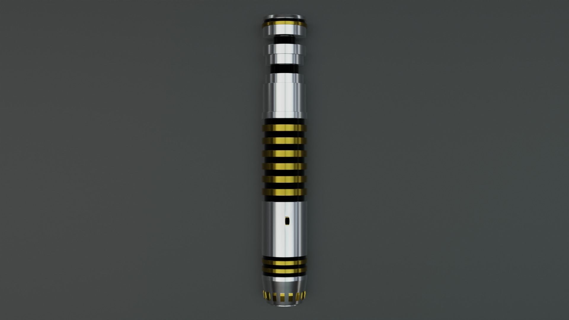 Scifi Star Wars Lightsaber Silver 3D model_4