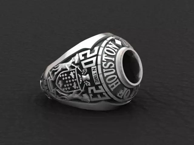 Houston ring  3D print model_0