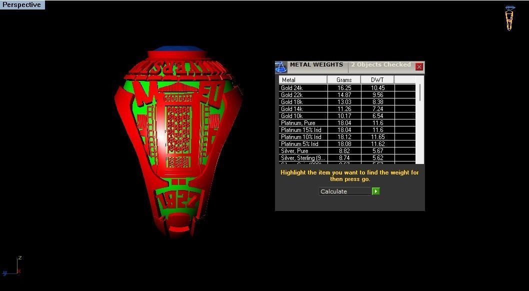 Houston ring  3D print model_3
