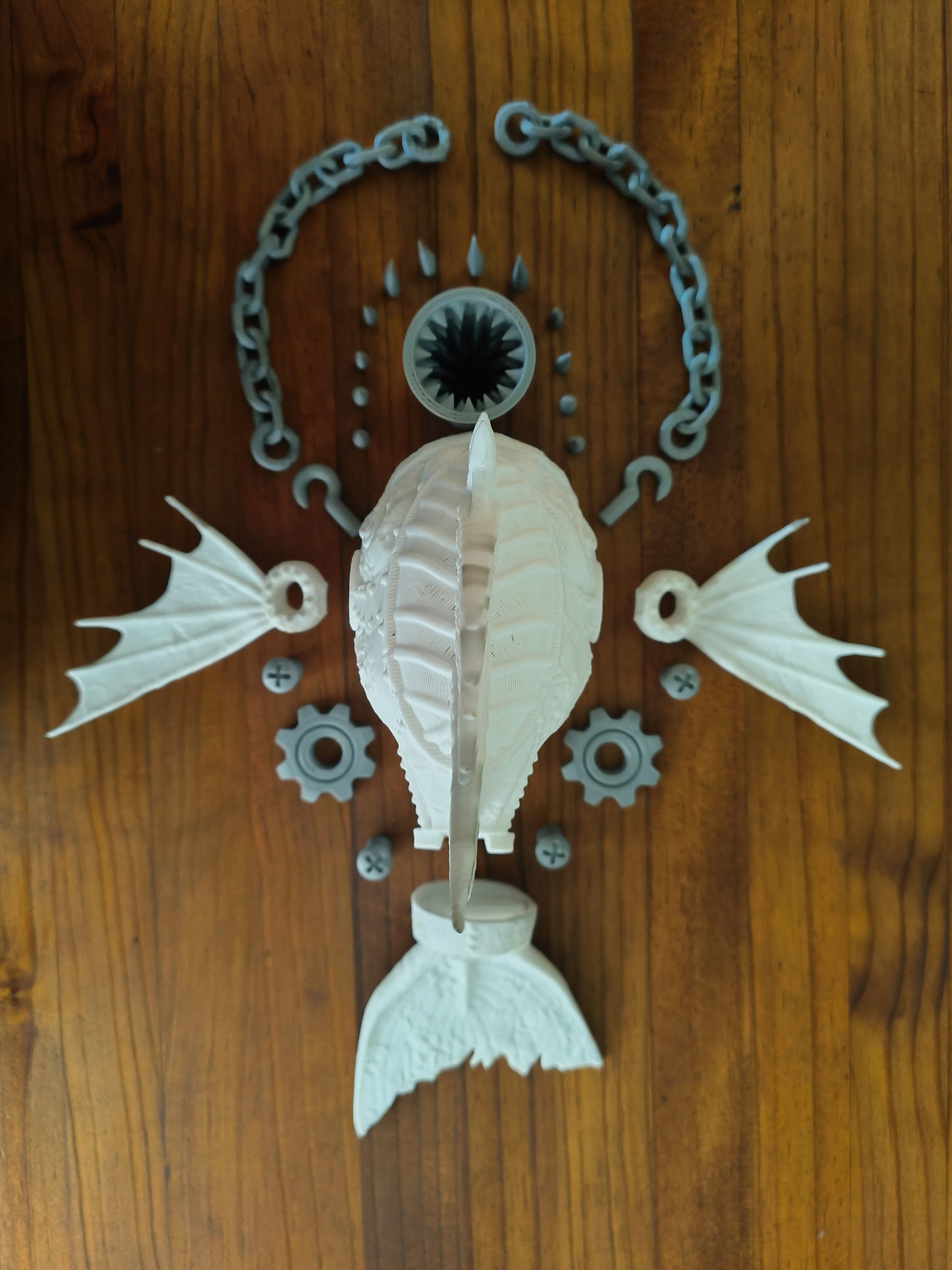 Mechanical Piranha 3D print model_1