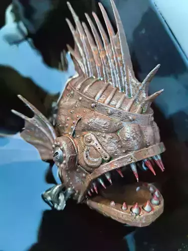 Mechanical Piranha 3D print model