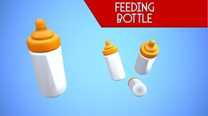 FEEDING BOTTLE CARTOON STYLIZED
