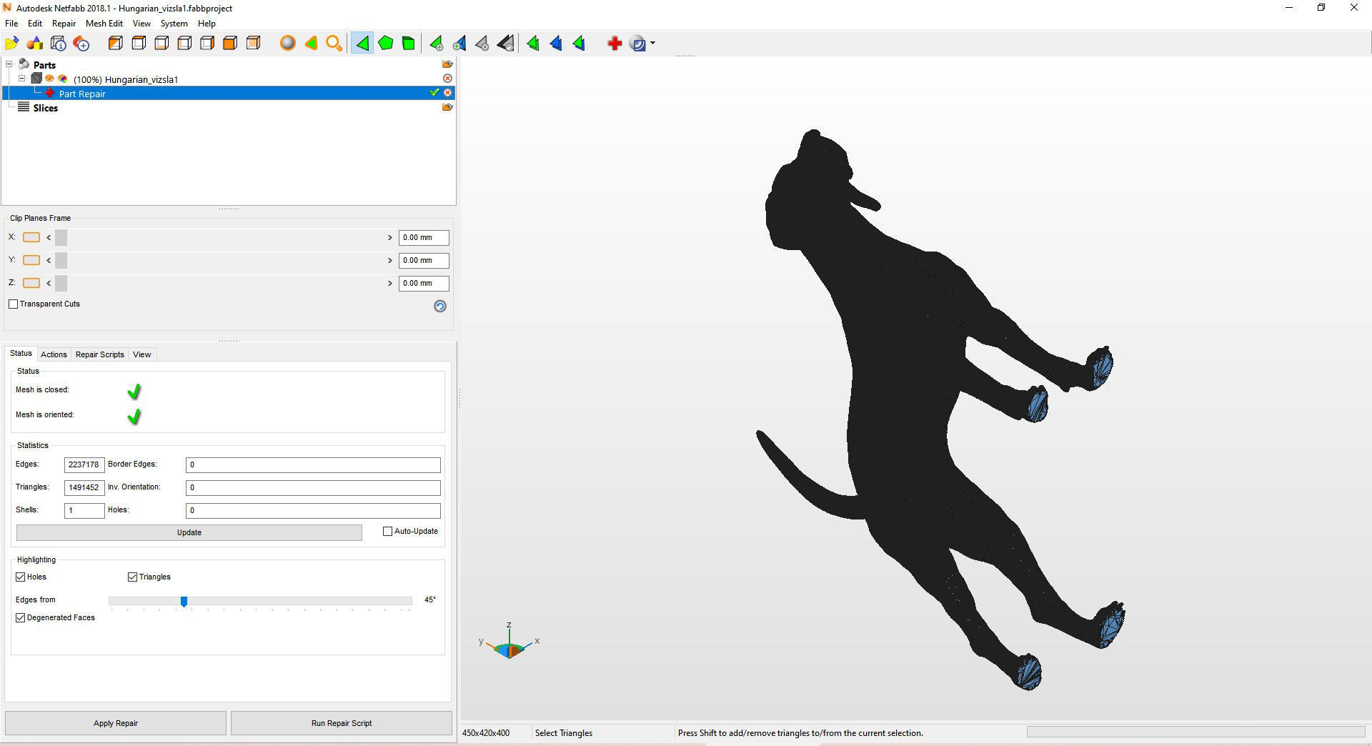 American English Coonhound 3D print model_12