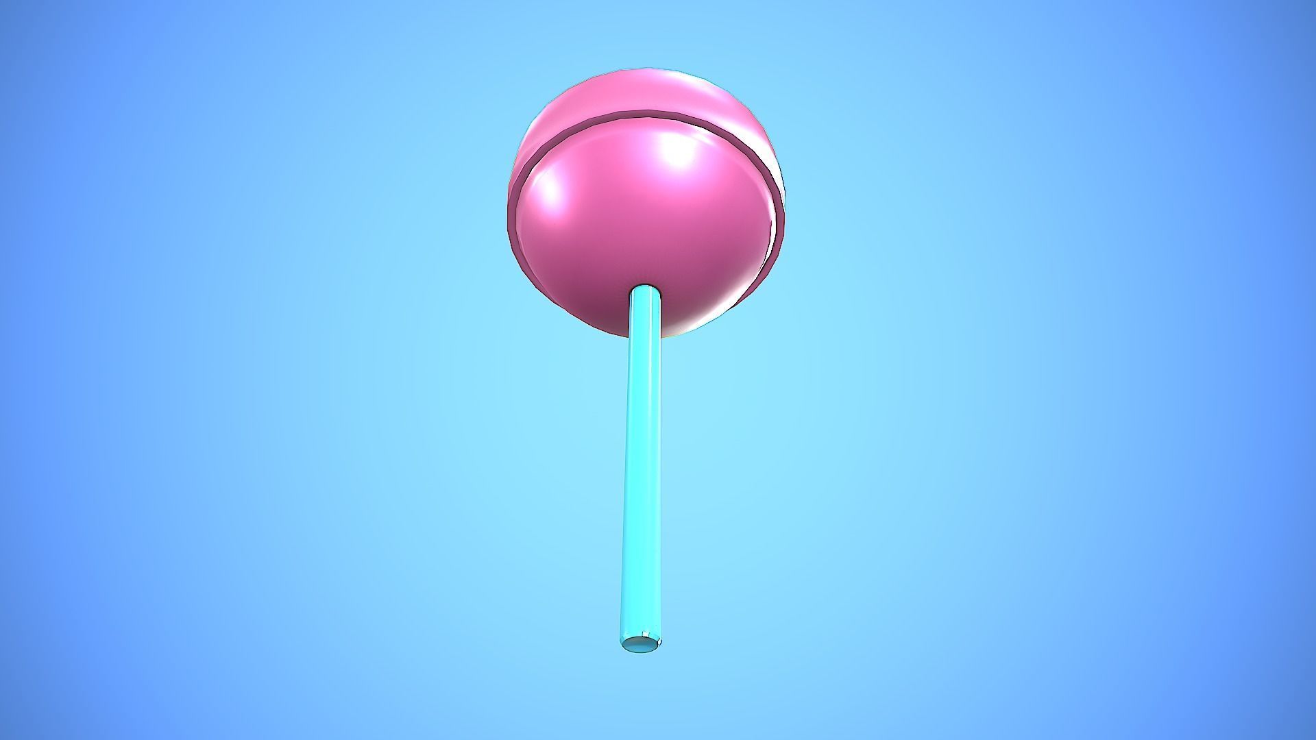 LOLLIPOP CARTOON STYLIZED Low-poly 3D model_7