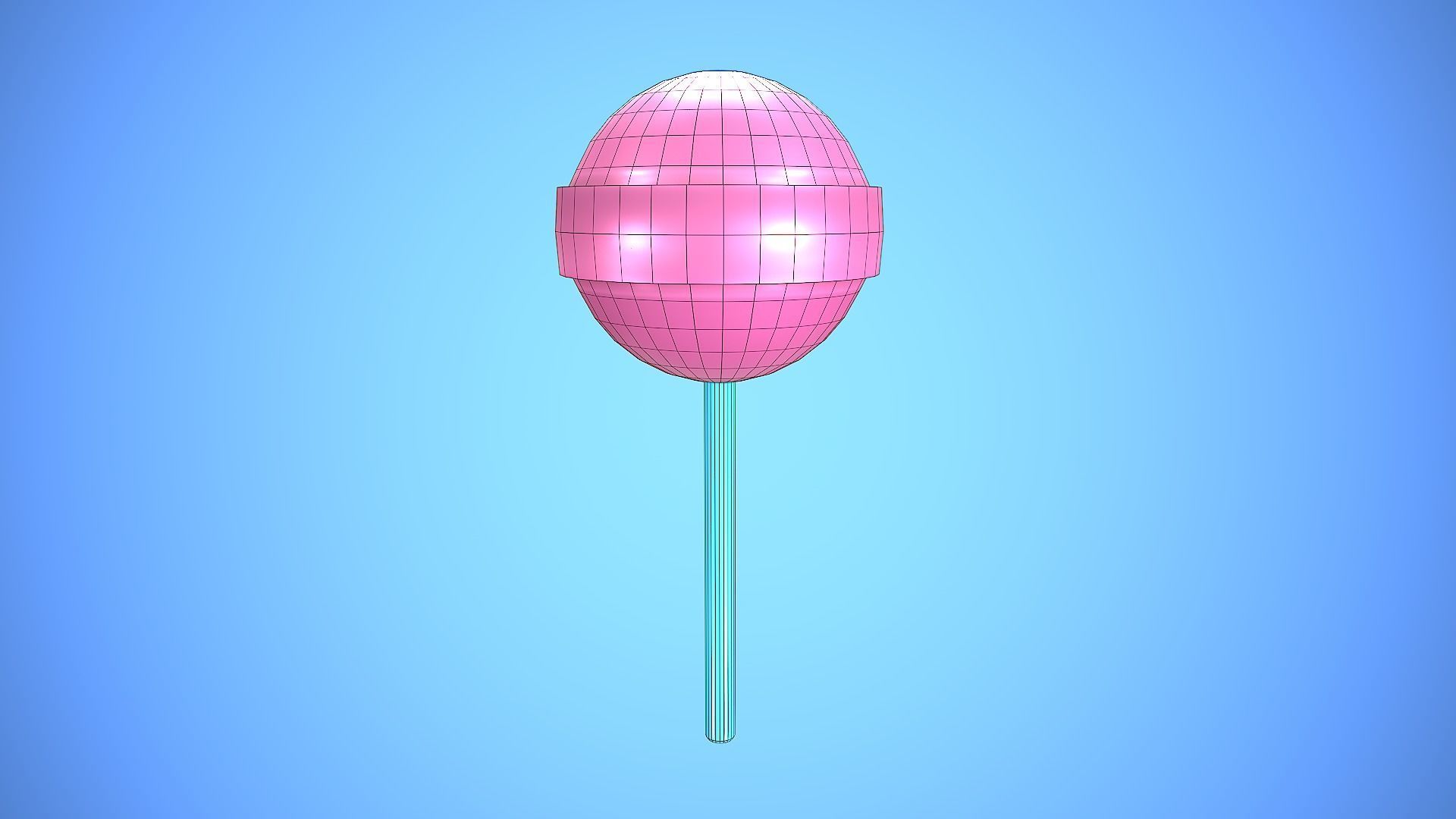 LOLLIPOP CARTOON STYLIZED Low-poly 3D model_8