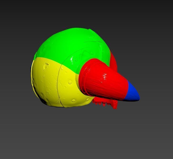 skull helmet wearable STL for 3d printer 3D print model_16