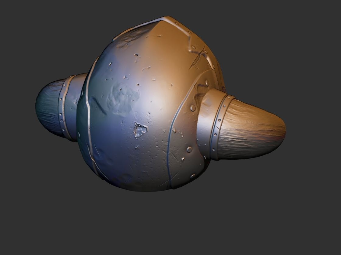 skull helmet wearable STL for 3d printer 3D print model_7