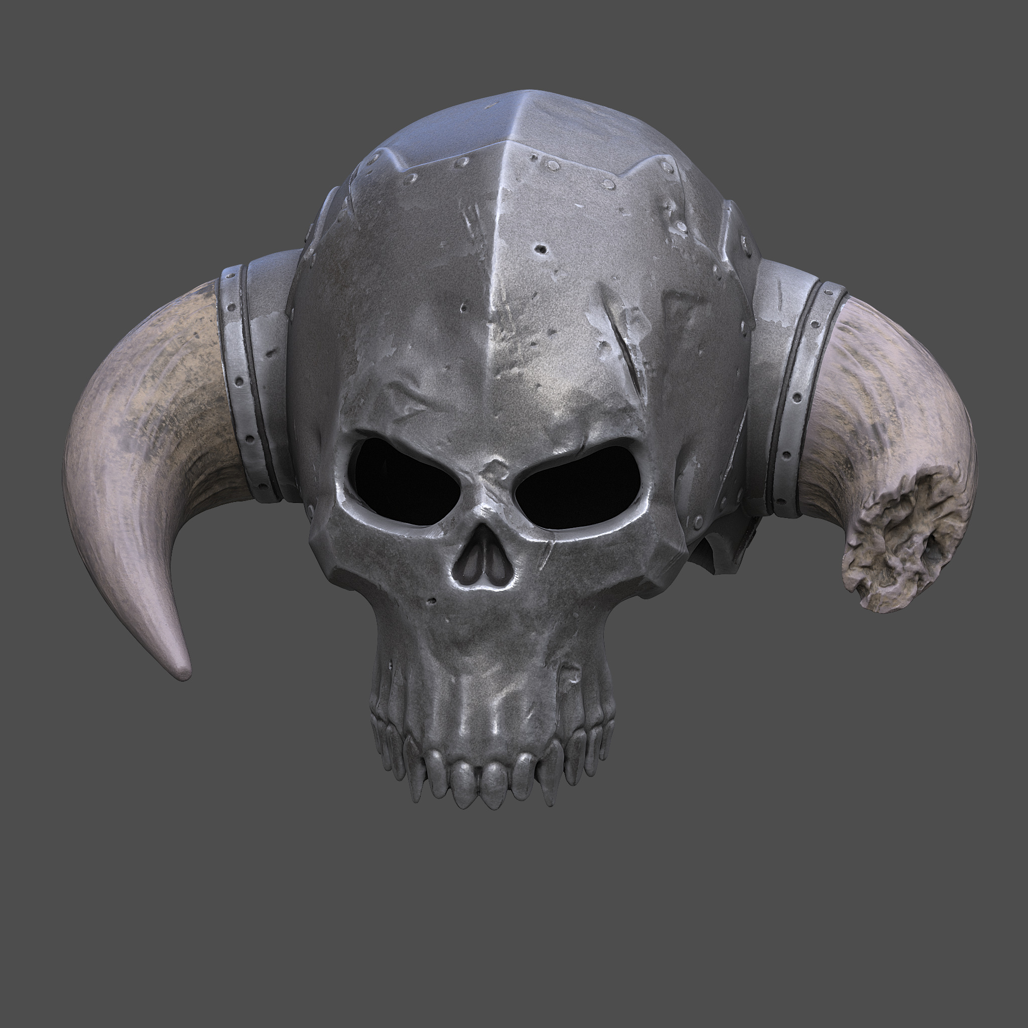 skull helmet wearable STL for 3d printer 3D print model_25