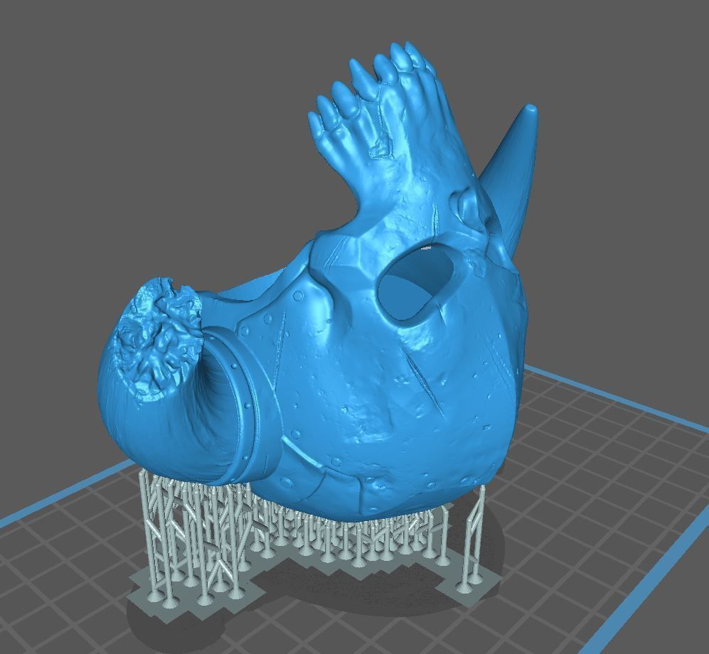 skull helmet wearable STL for 3d printer 3D print model_19