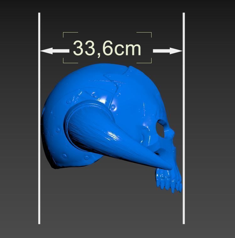 skull helmet wearable STL for 3d printer 3D print model_13