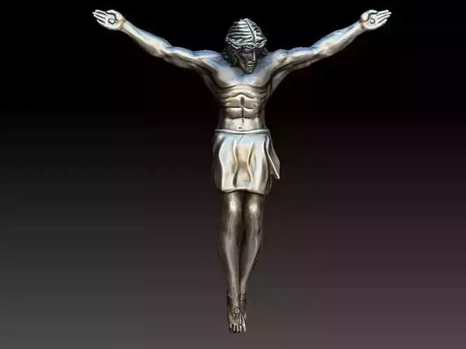 Jesus Crossed Legs 3D print model