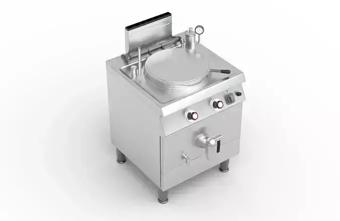 Commercial Gas Boiling Pan 3D model