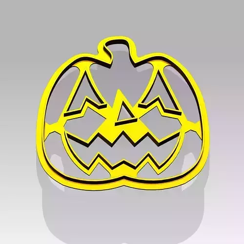 Pumpkin Cookie cutter for Halloween 3D print model