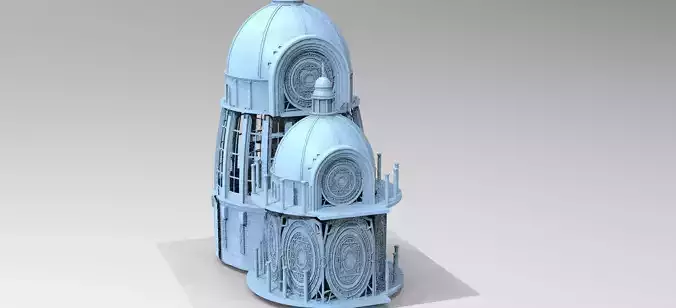 Occult observatory Tower With interior