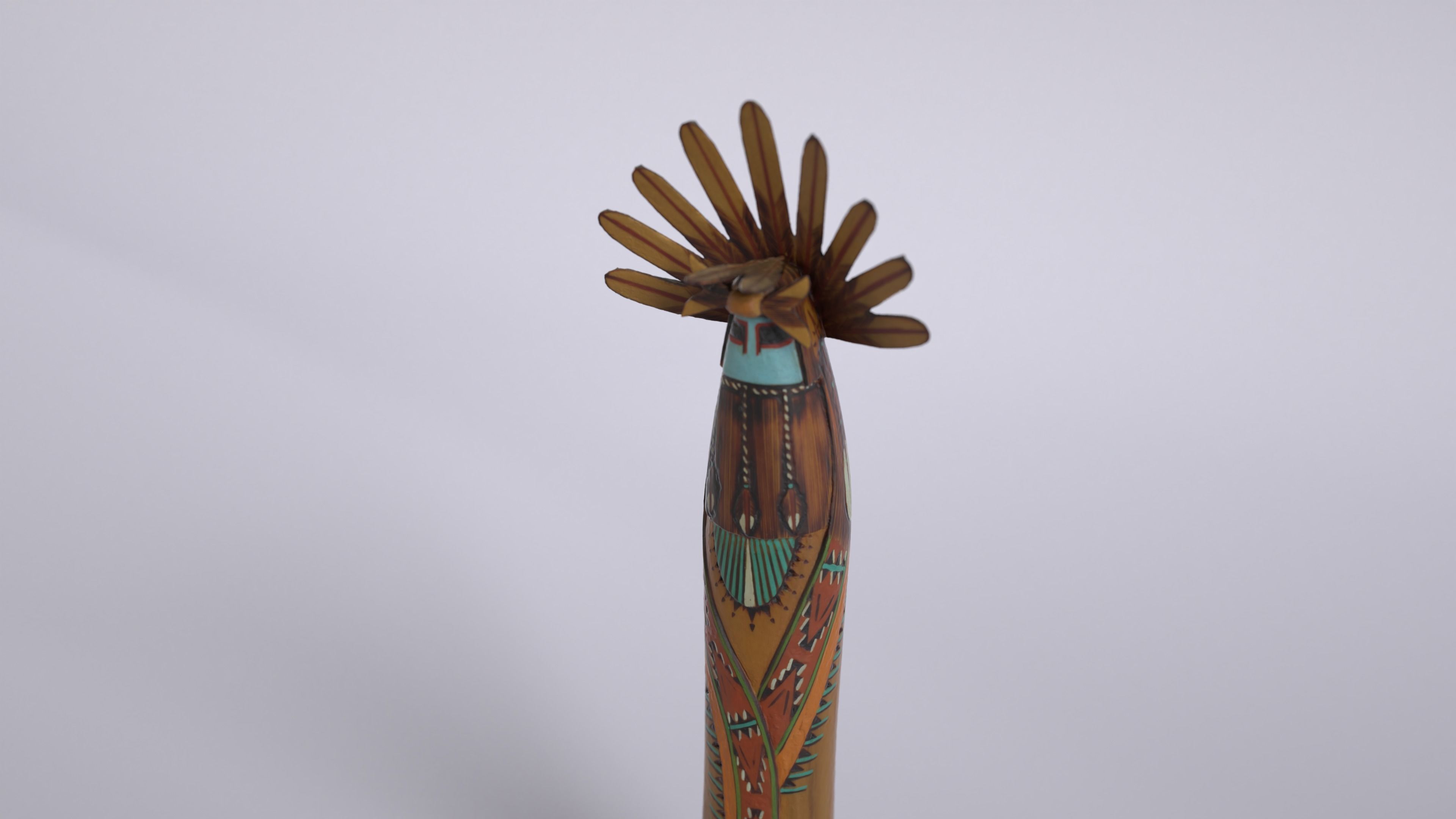 Kachina Doll 001 Low-poly 3D model_9