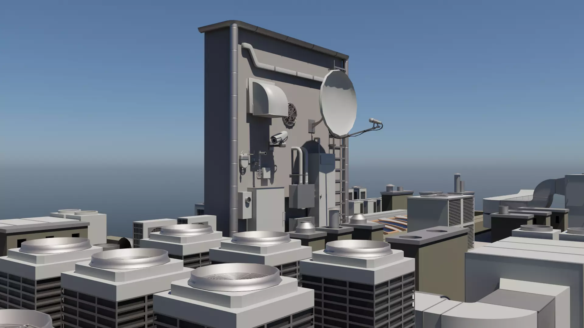 46 Roof Dressing Base Mesh Models Low-poly 3D model_0