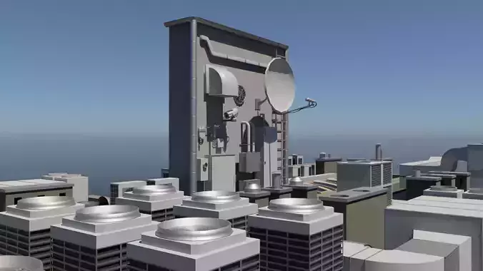46 Roof Dressing Base Mesh Models Low-poly 3D model