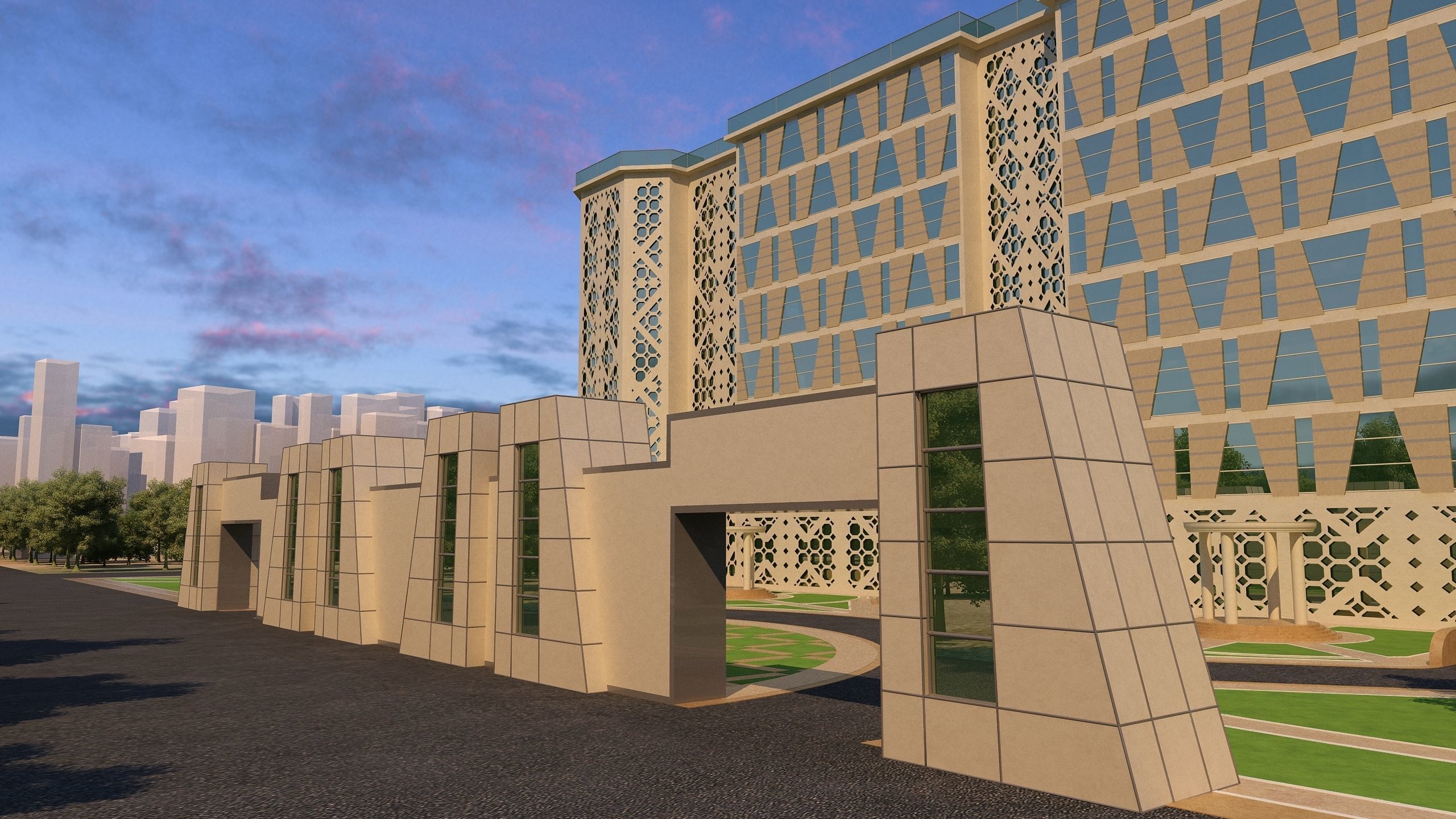 0152 - Courthouse Architecture Project - 2D Drawings-3D Files 3D model_13