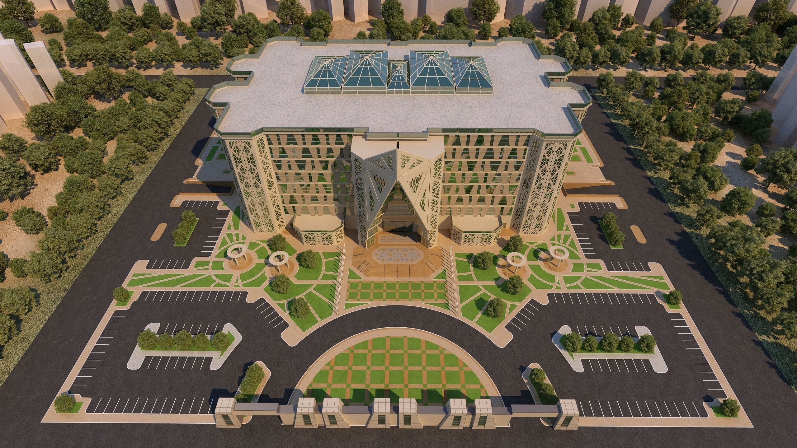 0152 - Courthouse Architecture Project - 2D Drawings-3D Files 3D model_8