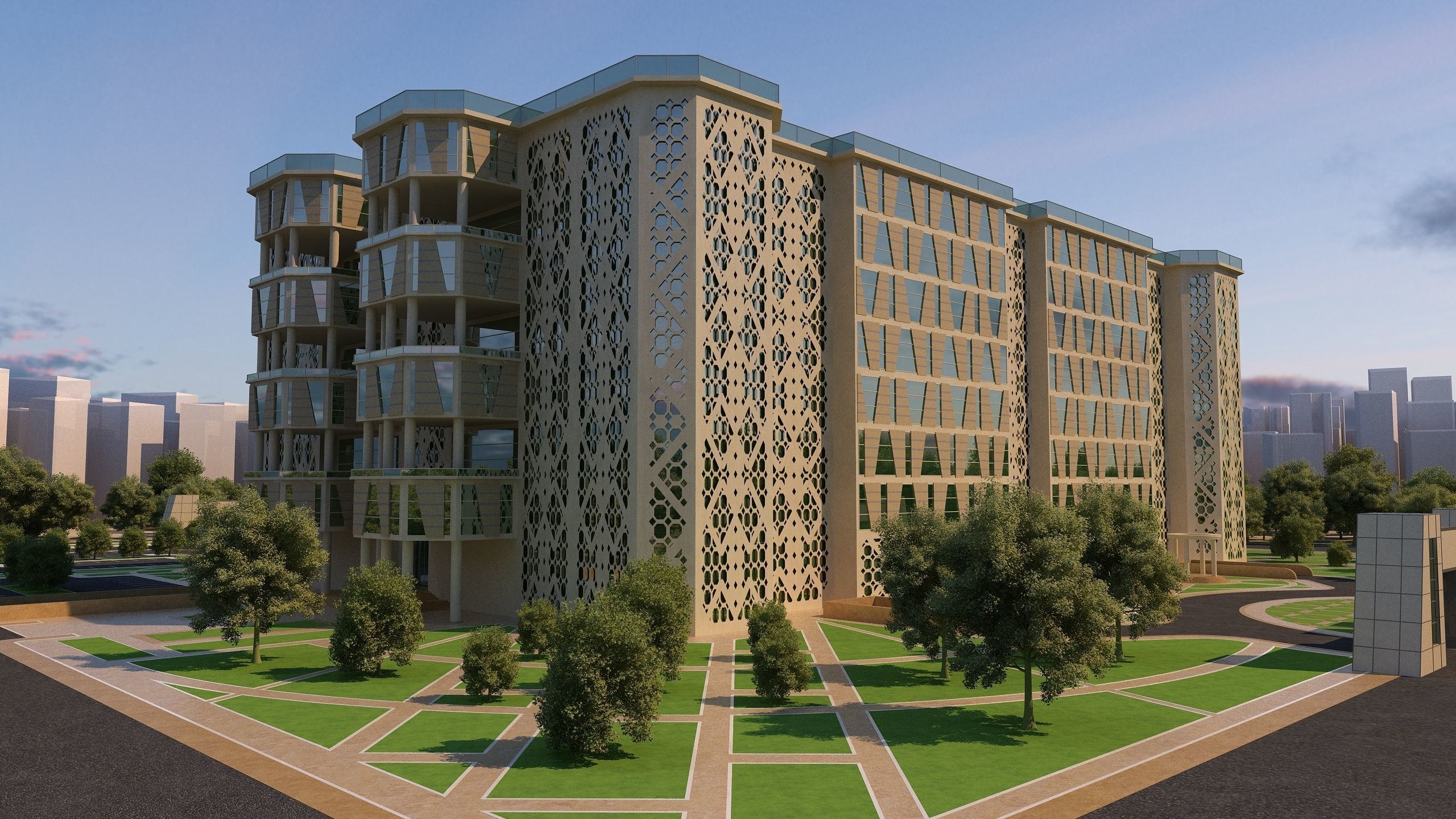 0152 - Courthouse Architecture Project - 2D Drawings-3D Files 3D model_16