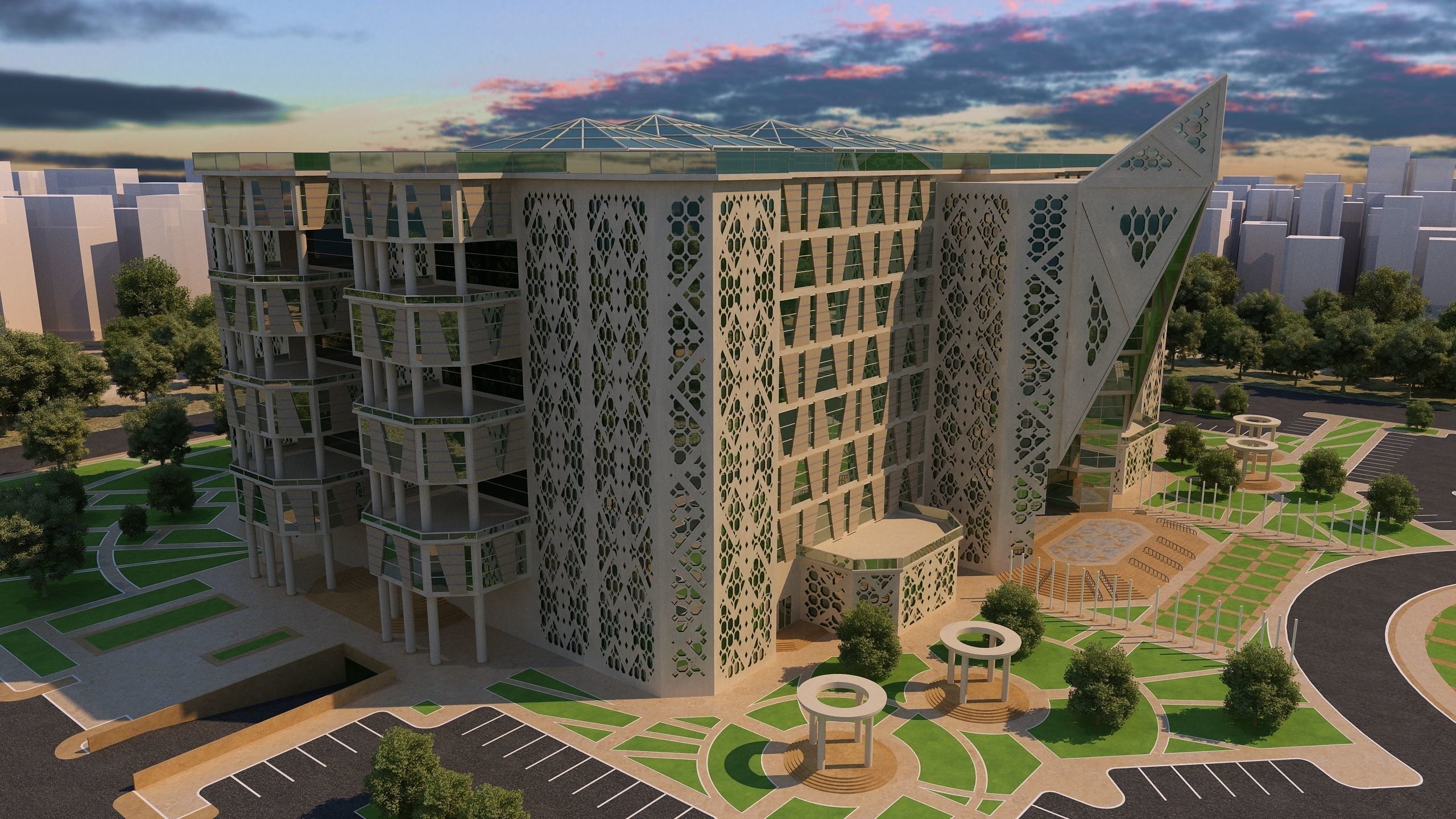 0152 - Courthouse Architecture Project - 2D Drawings-3D Files 3D model_15