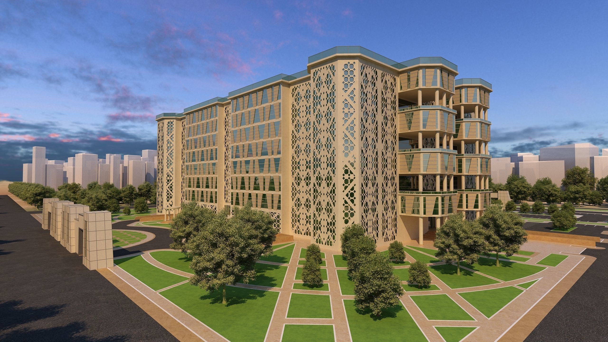 0152 - Courthouse Architecture Project - 2D Drawings-3D Files 3D model_7