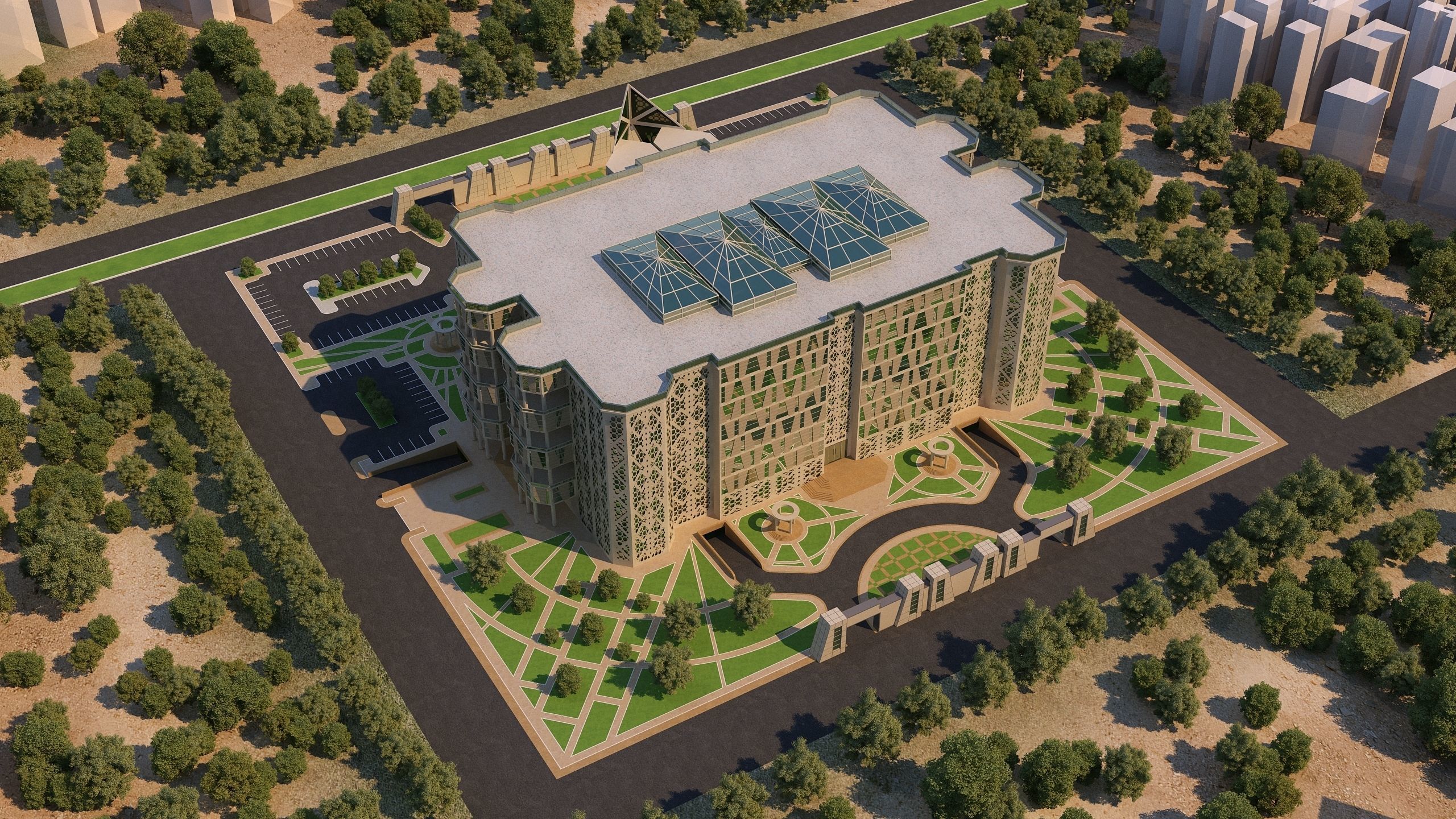 0152 - Courthouse Architecture Project - 2D Drawings-3D Files 3D model_5