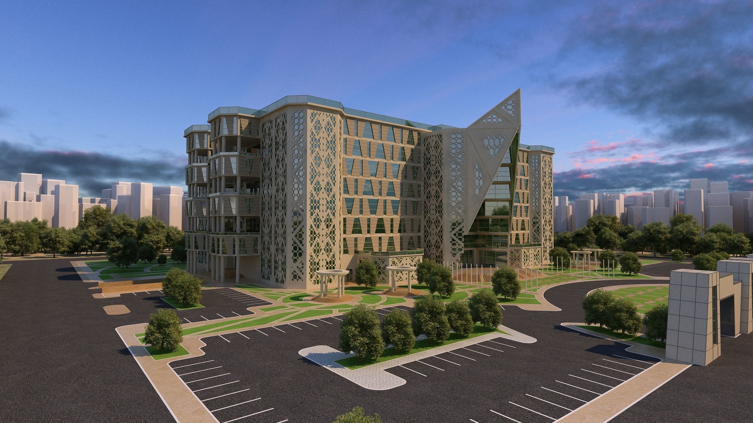 0152 - Courthouse Architecture Project - 2D Drawings-3D Files 3D model_6