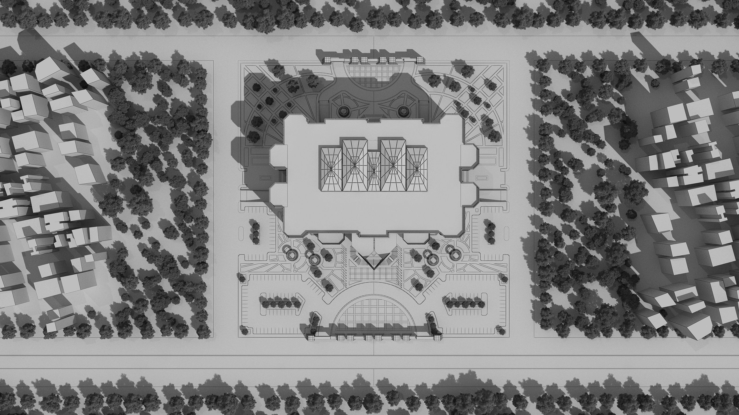 0152 - Courthouse Architecture Project - 2D Drawings-3D Files 3D model_27