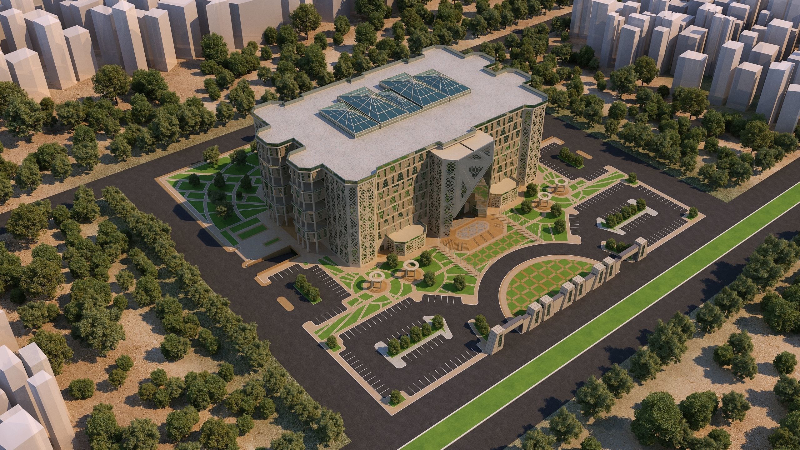 0152 - Courthouse Architecture Project - 2D Drawings-3D Files 3D model_2