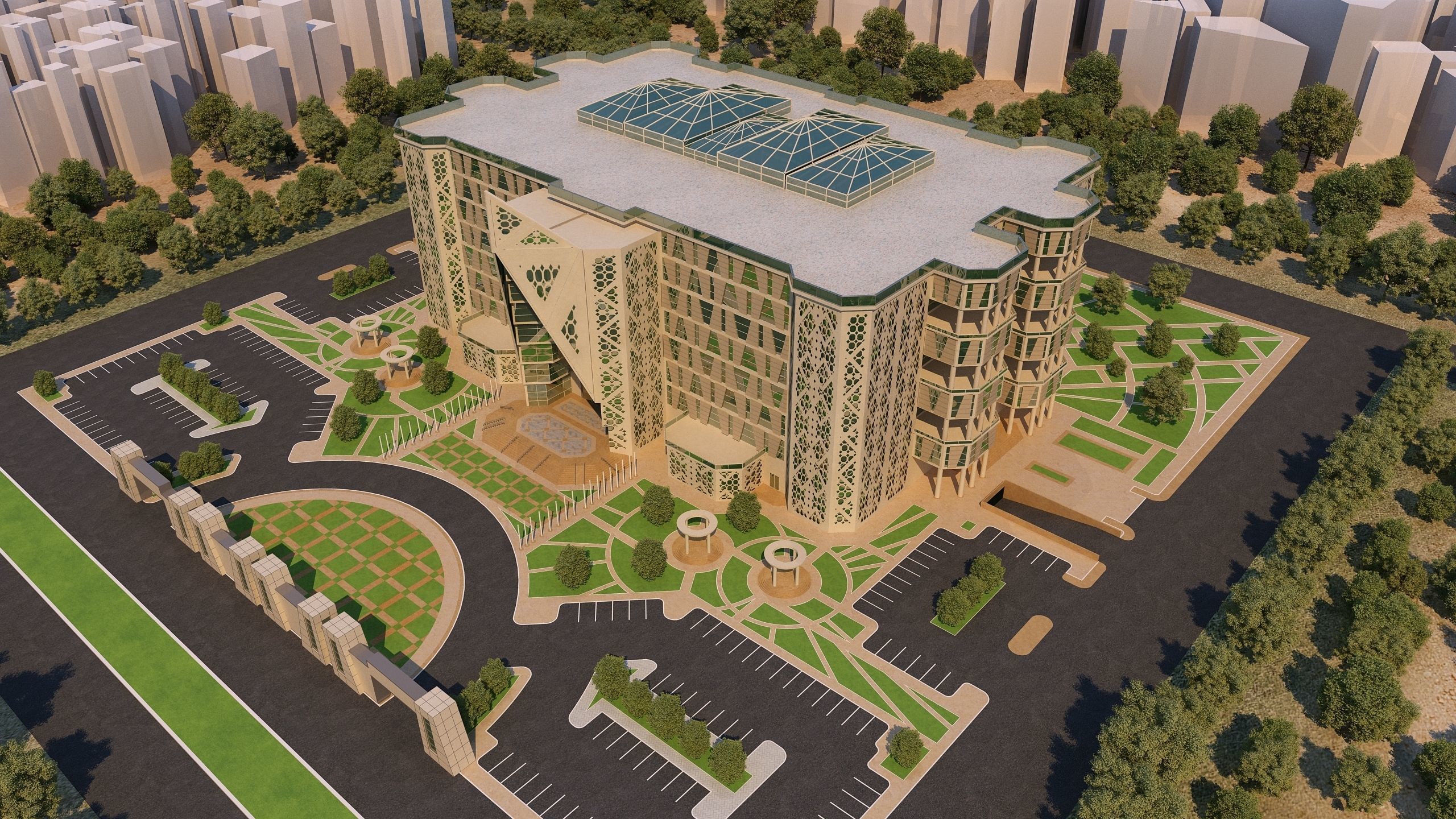 0152 - Courthouse Architecture Project - 2D Drawings-3D Files 3D model_9