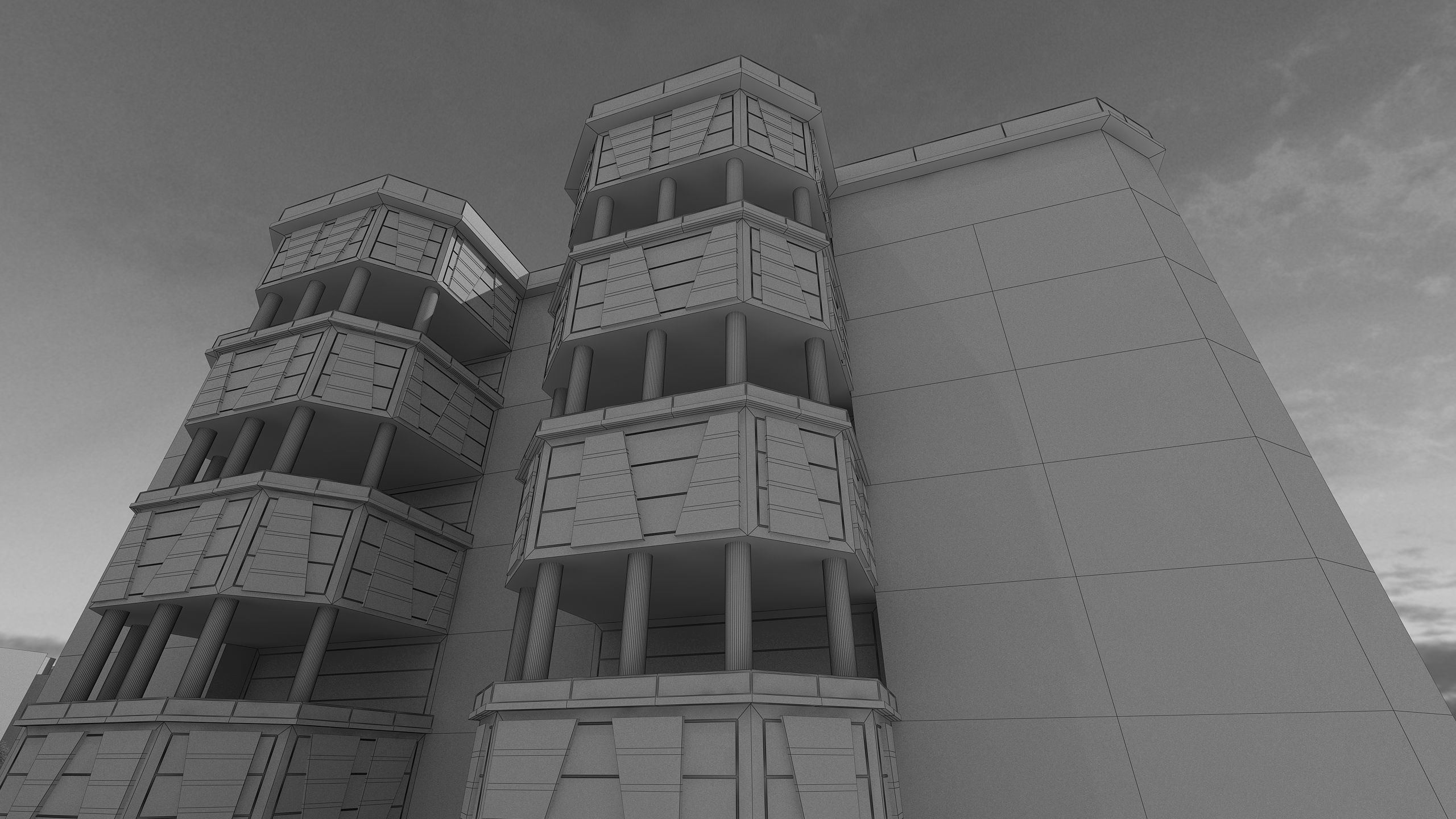 0152 - Courthouse Architecture Project - 2D Drawings-3D Files 3D model_25