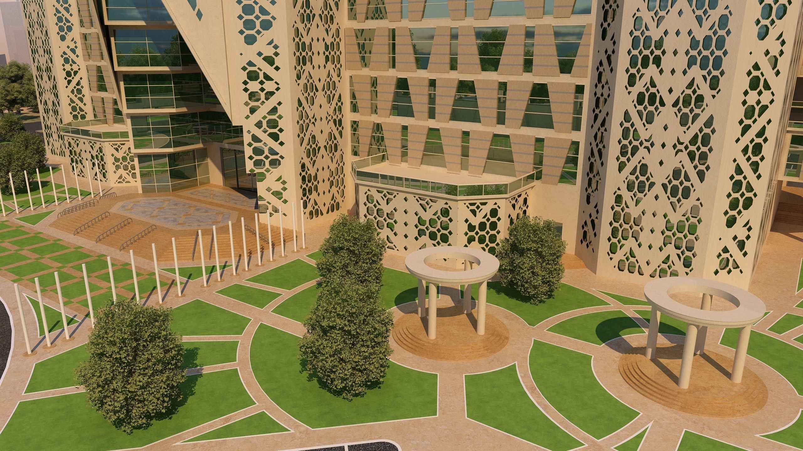 0152 - Courthouse Architecture Project - 2D Drawings-3D Files 3D model_14