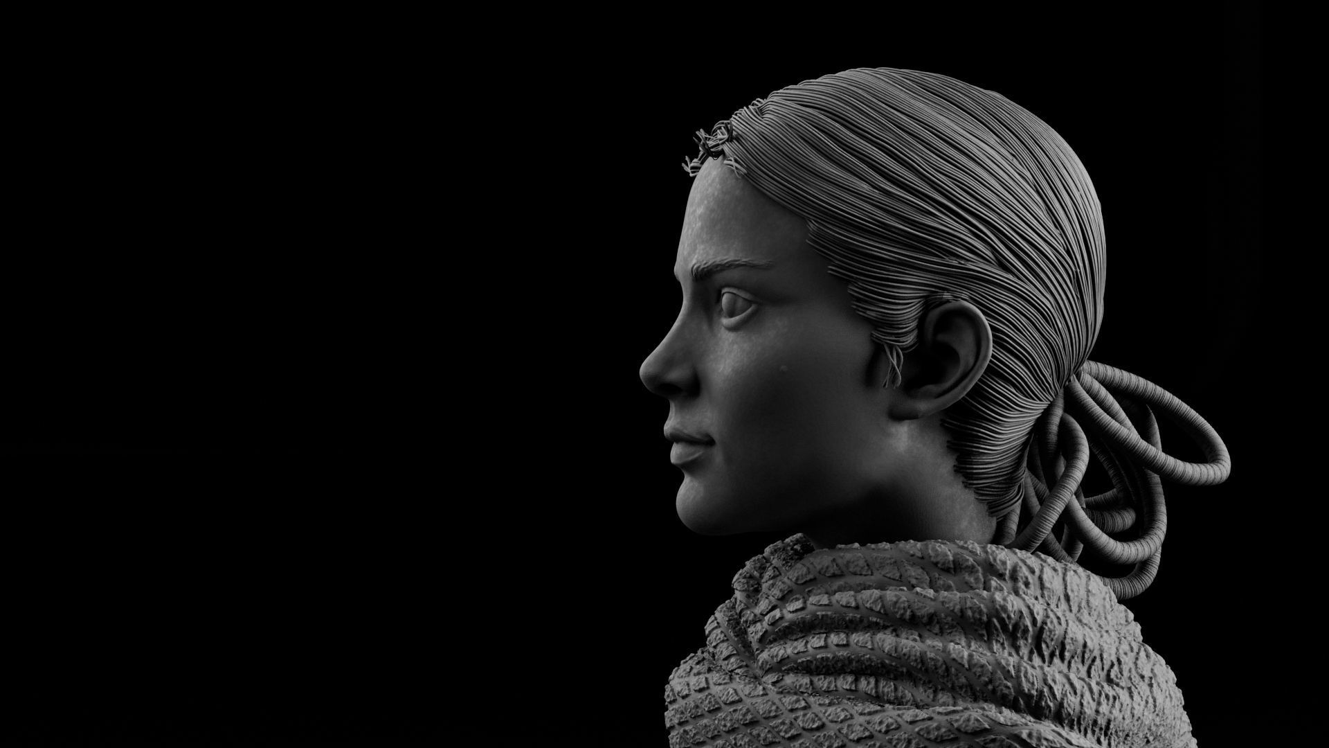 Natalie Portman - Padme Amidala - Star Wars Episode II 3D print model_16