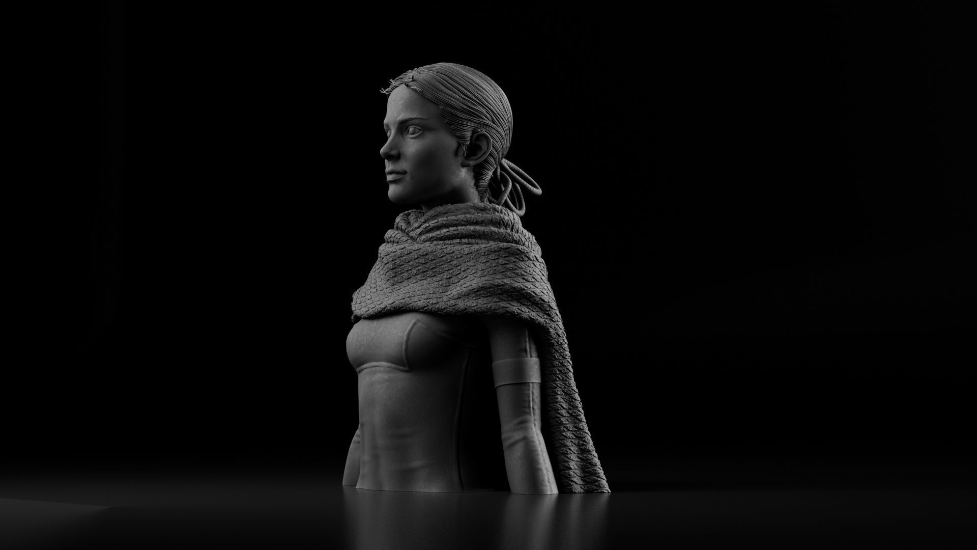 Natalie Portman - Padme Amidala - Star Wars Episode II 3D print model_6