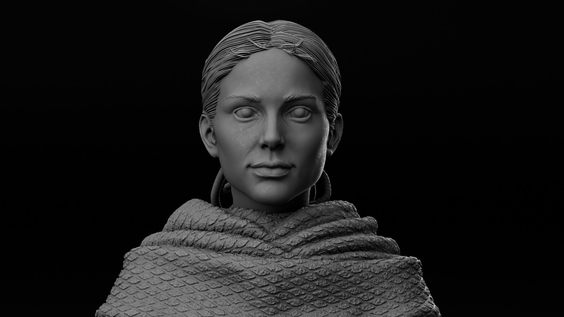 Natalie Portman - Padme Amidala - Star Wars Episode II 3D print model_7