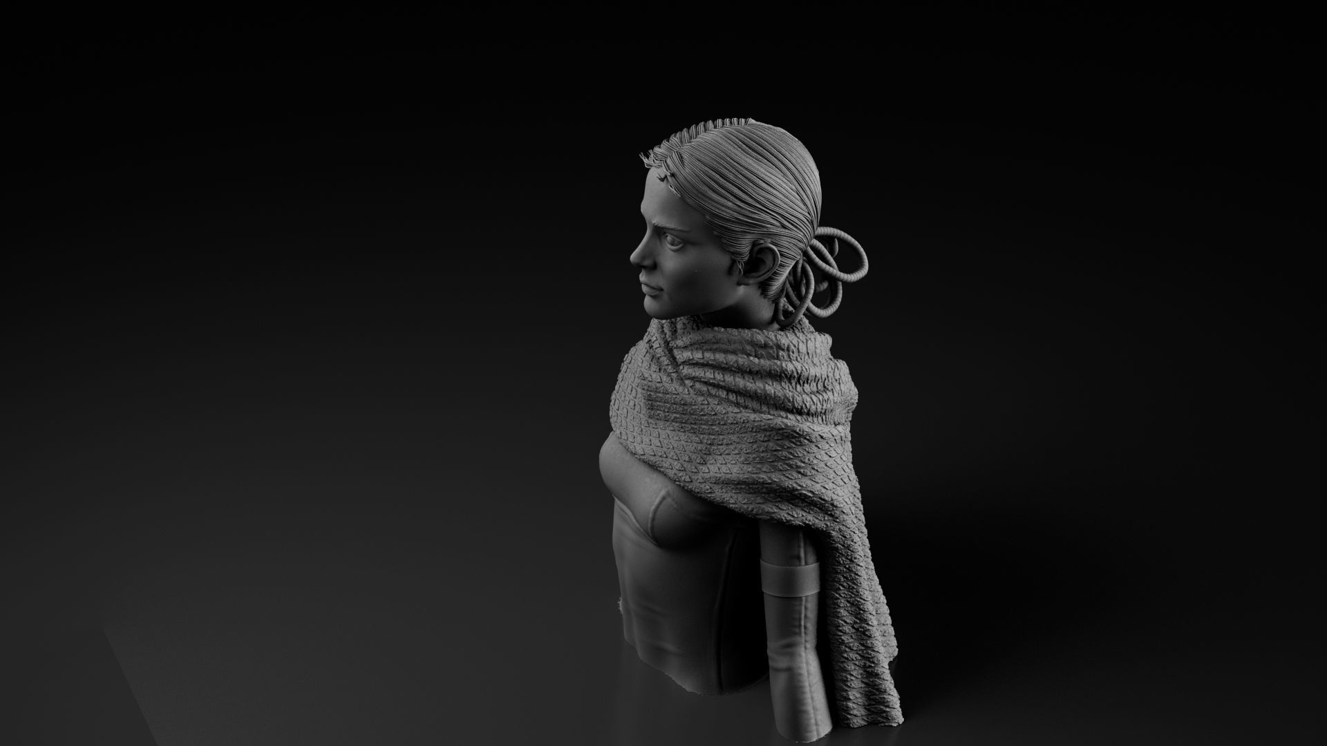 Natalie Portman - Padme Amidala - Star Wars Episode II 3D print model_13