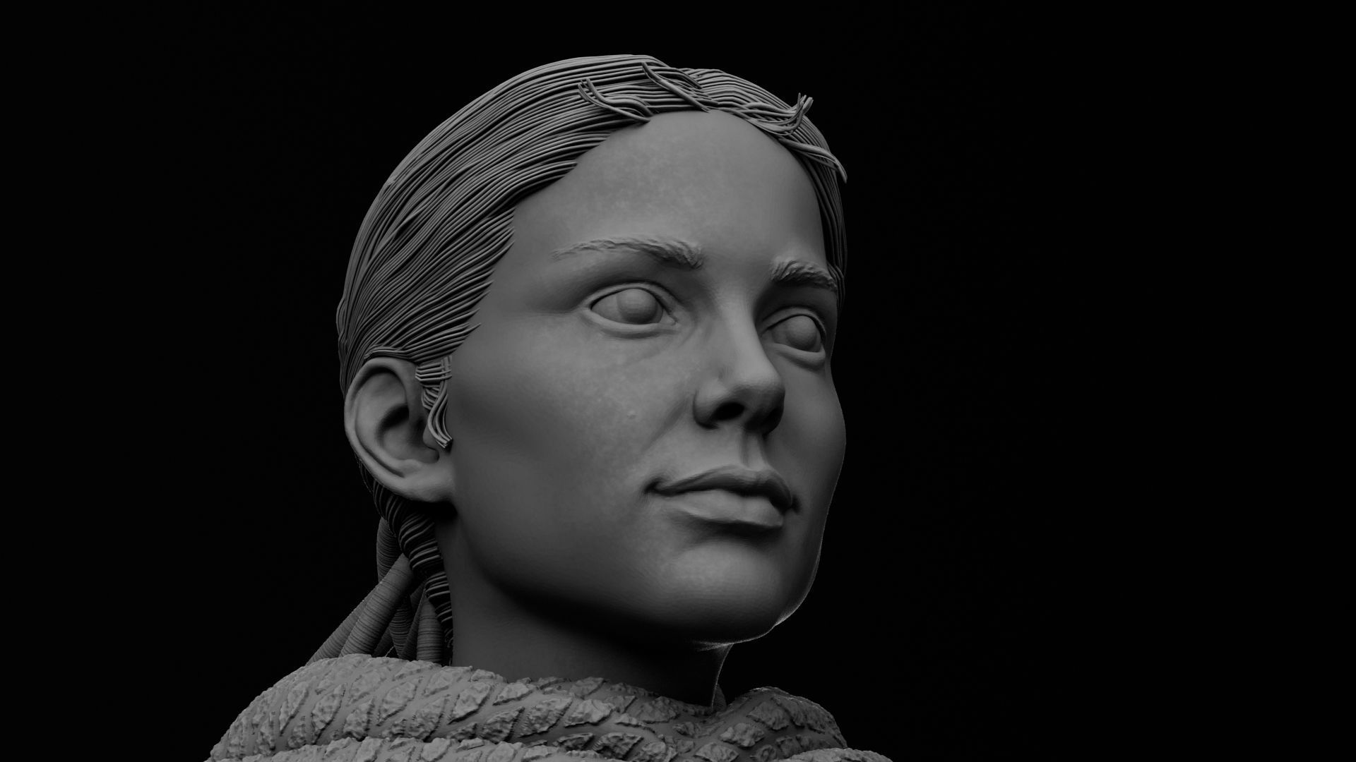 Natalie Portman - Padme Amidala - Star Wars Episode II 3D print model_10