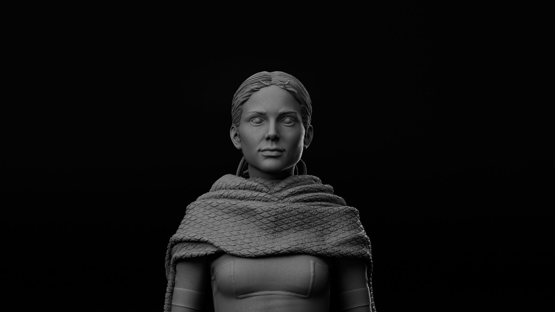 Natalie Portman - Padme Amidala - Star Wars Episode II 3D print model_14