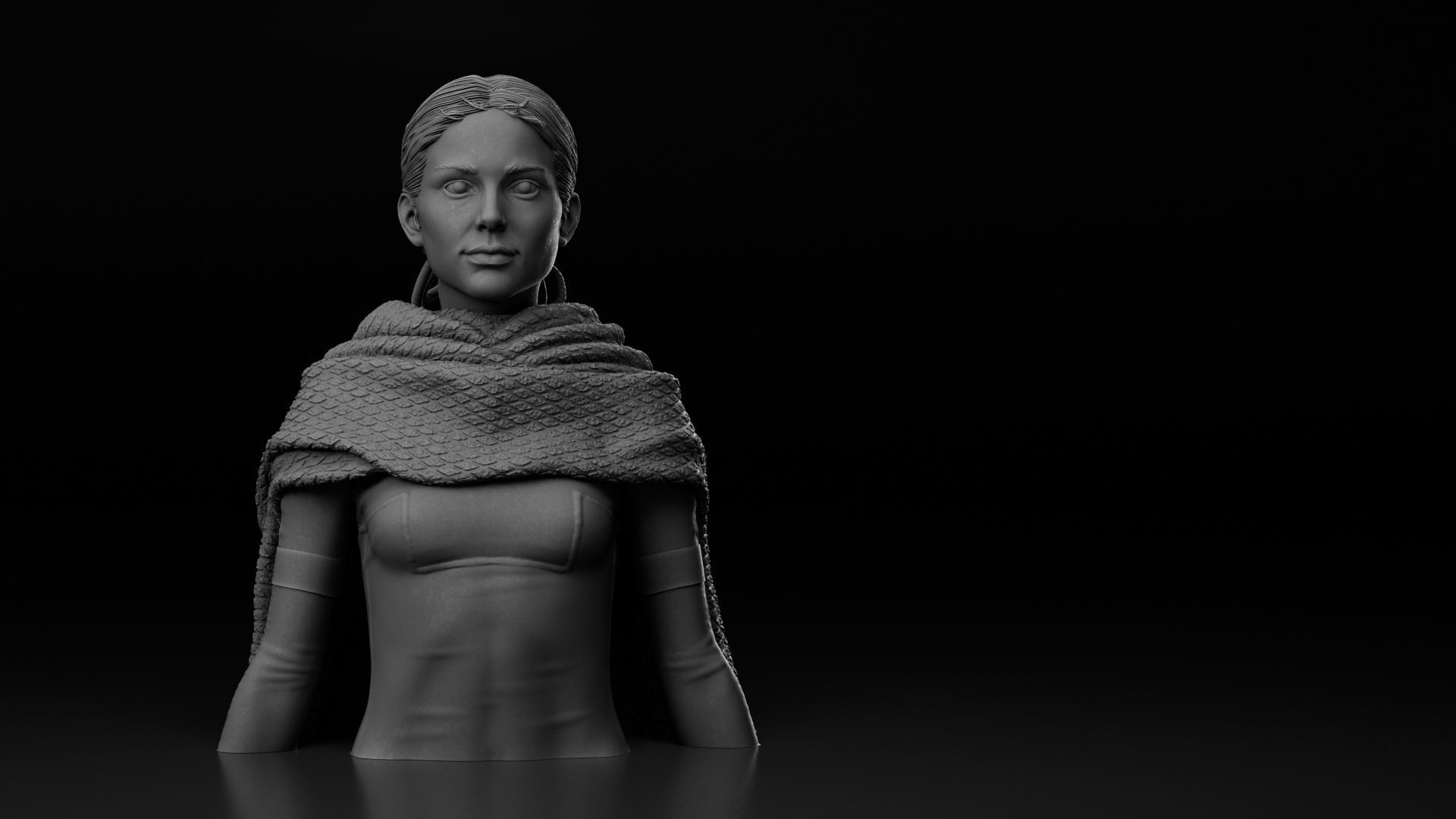 Natalie Portman - Padme Amidala - Star Wars Episode II 3D print model_2