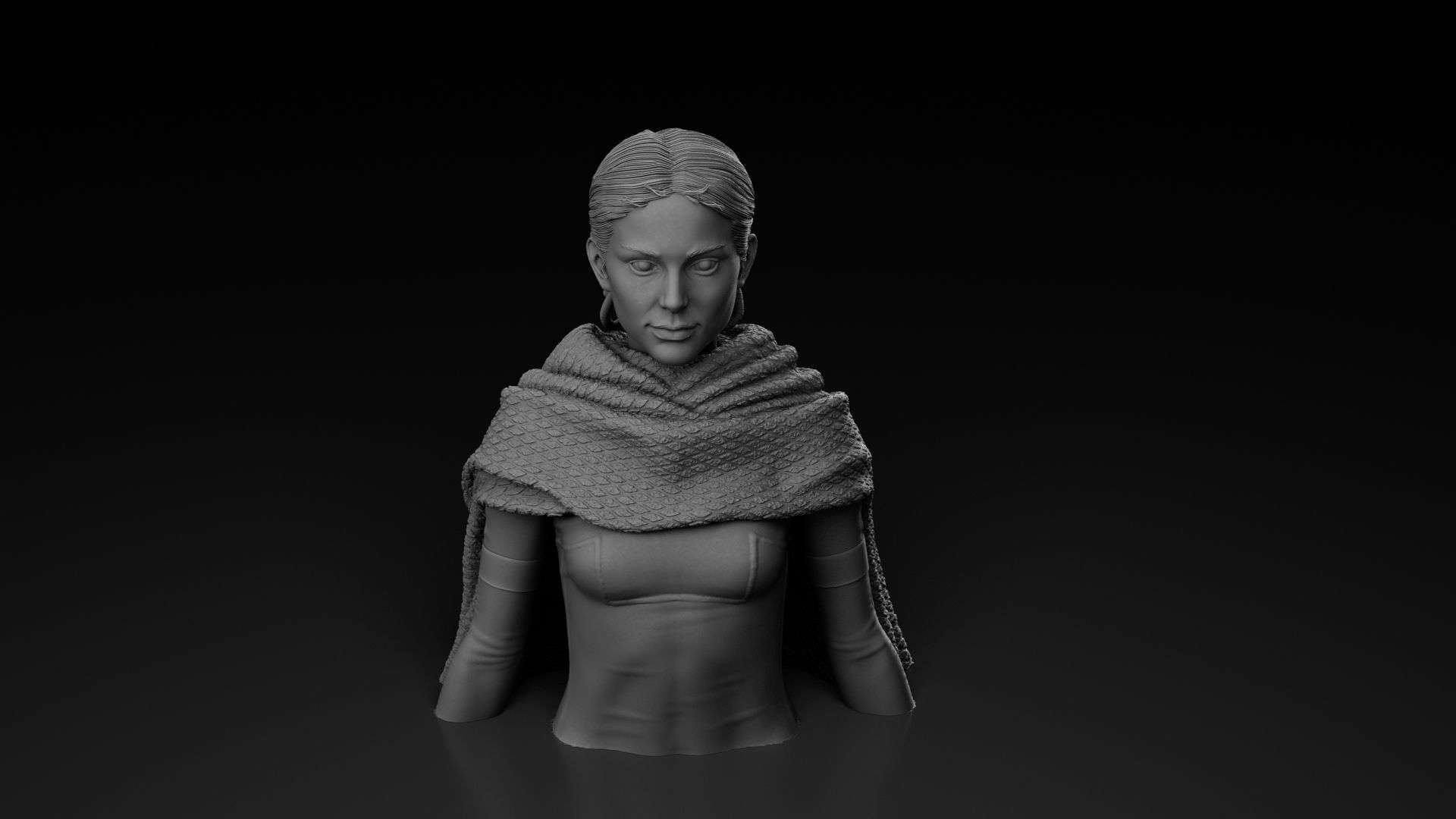 Natalie Portman - Padme Amidala - Star Wars Episode II 3D print model_11