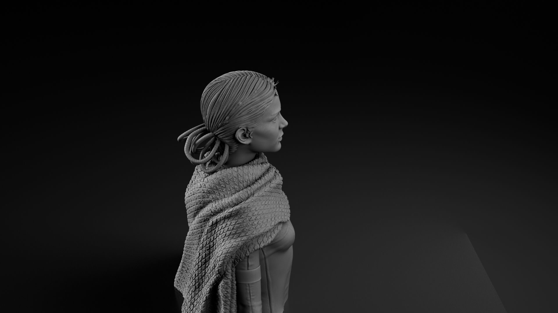 Natalie Portman - Padme Amidala - Star Wars Episode II 3D print model_12